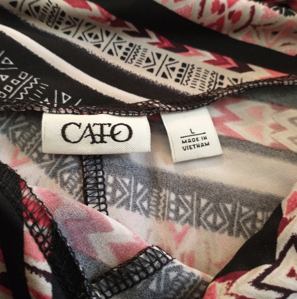 Cato Zigzag Patterned Palazzo Pants - image 6